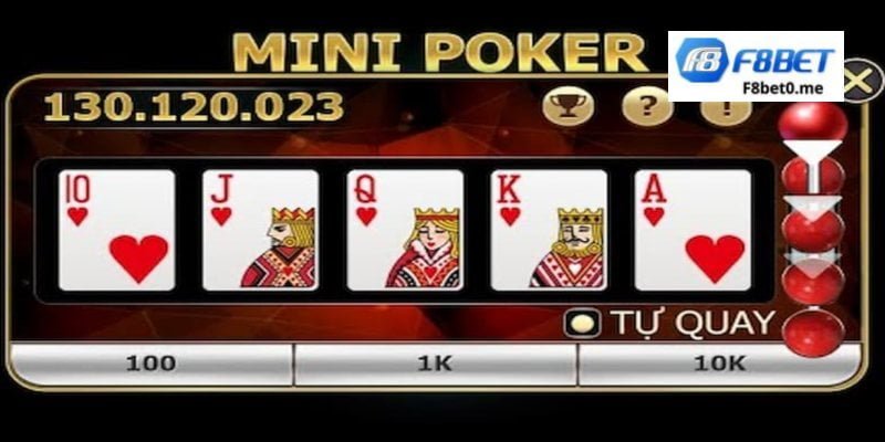 Các vòng quay Mini Poker đầy lôi cuốn