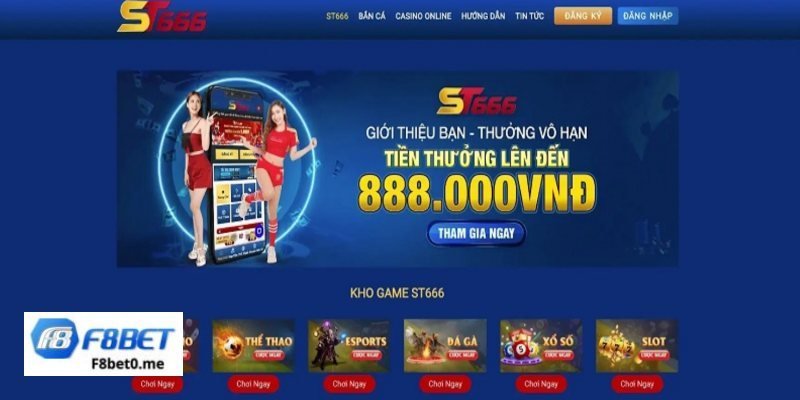 Nhà cái ST666 với kho game đa thể loại