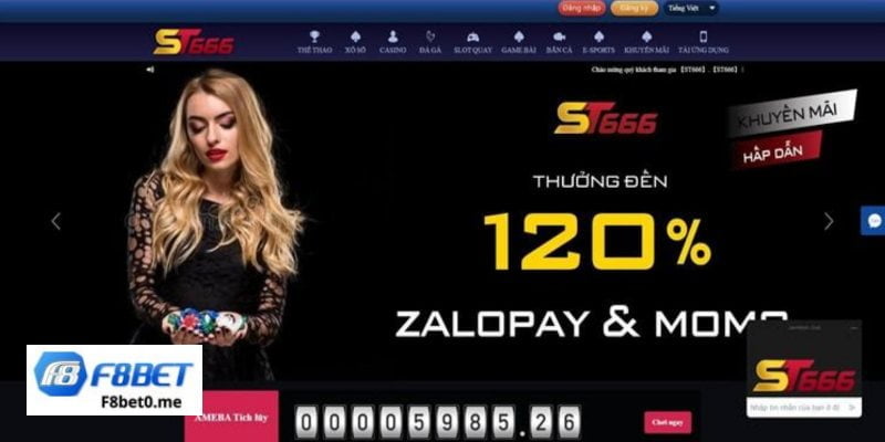 Casino trực tuyến ST666 đầy hấp dẫn